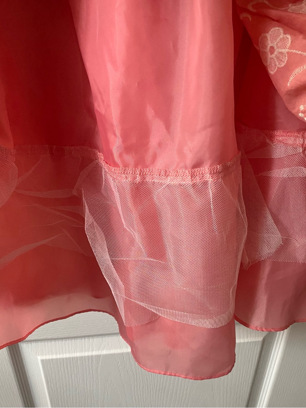 Cottage Core Gorgeous Cotton Floral Lace SLNY Fit & Flare Fairy Feminine Dress - Picture 4 of 11